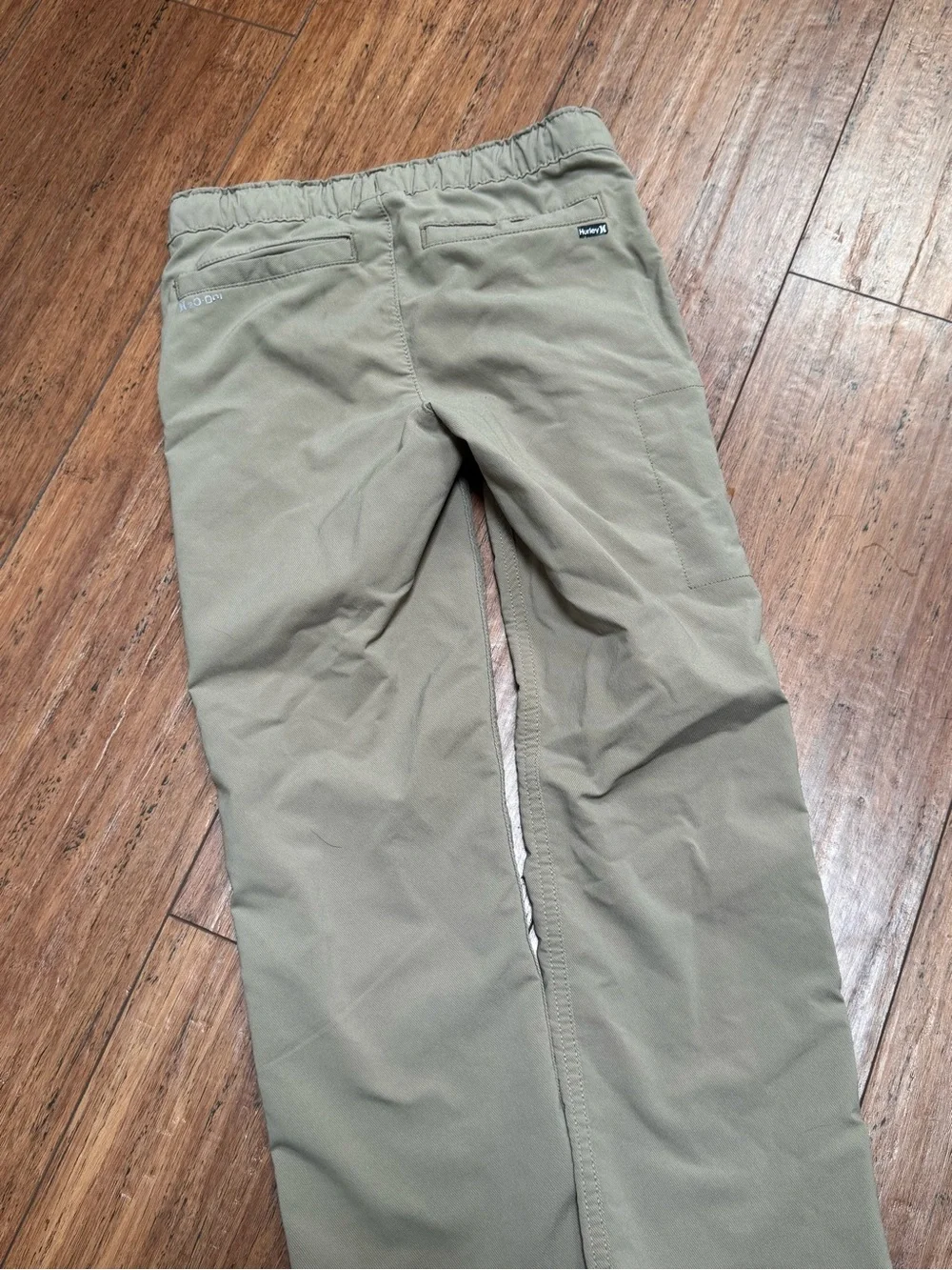 Hurley Boys Khaki Performance Drawstring Pants
